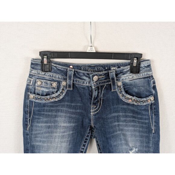 Miss Me Signature Cuffed Capri JP7189P Women's Size 25 - Picture 2 of 16